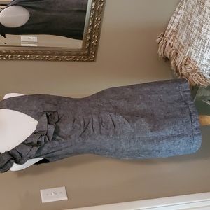 Allen Schwartz sleeveless linen dress